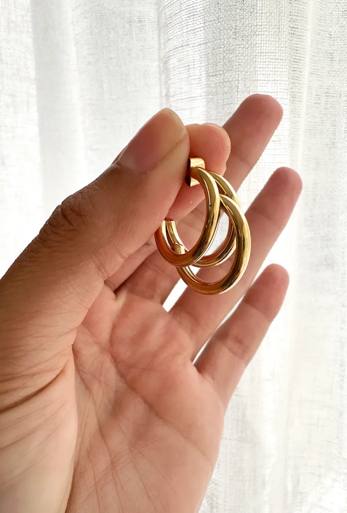 CELESTE HOOP STUDS^Girl and the Sun Online